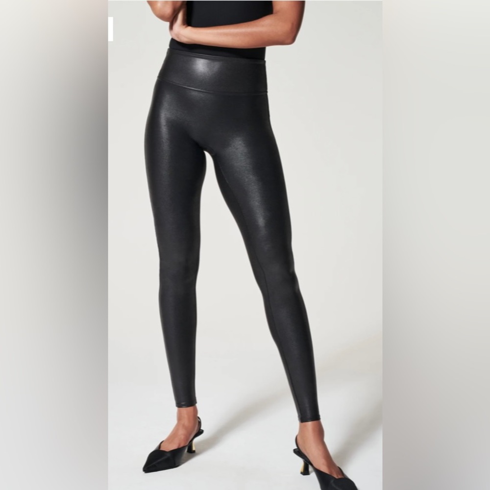 Spanx Faux Leather Leggings XS